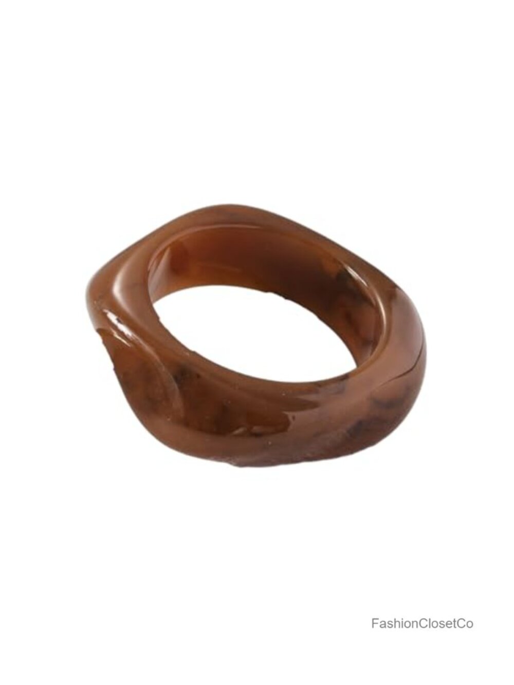 Chunky Acrylic Resin Bangle Bracelet Wide Cuff Vintage Geometric